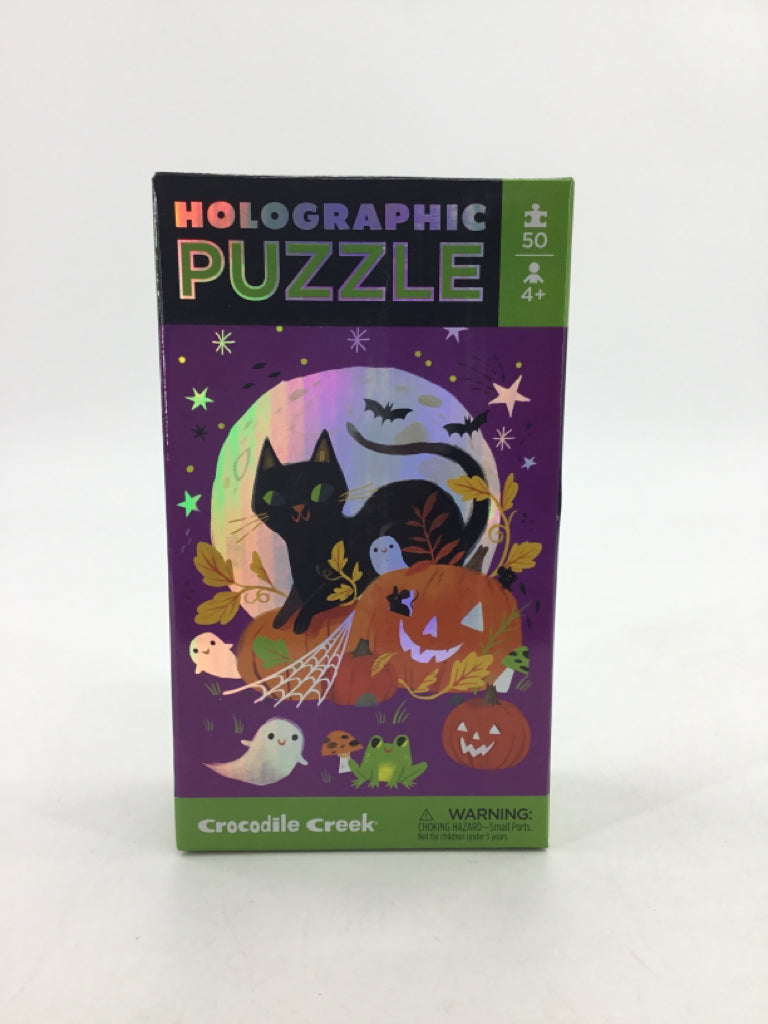 Crocodile Creek Halloween Holographic Puzzle - 50 pcs