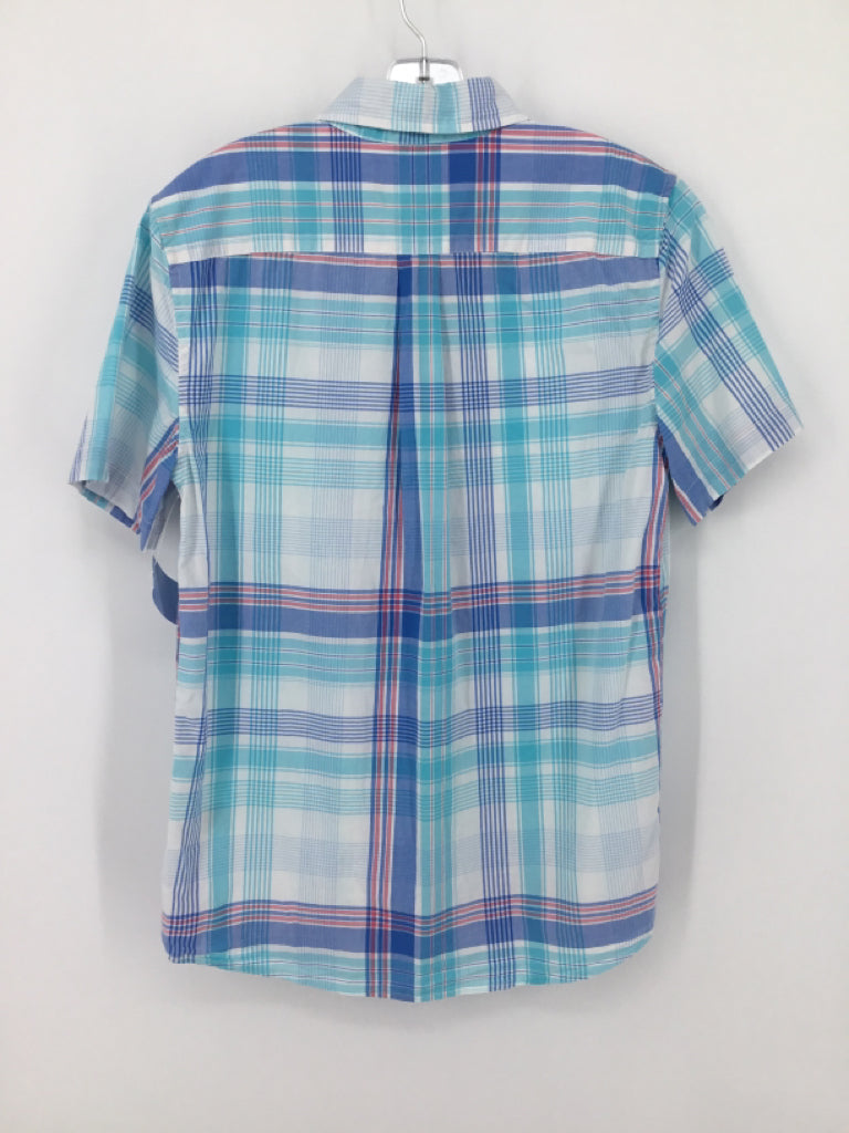 vineyard vines Child Size 12 Blue Plaid Shirt - boys