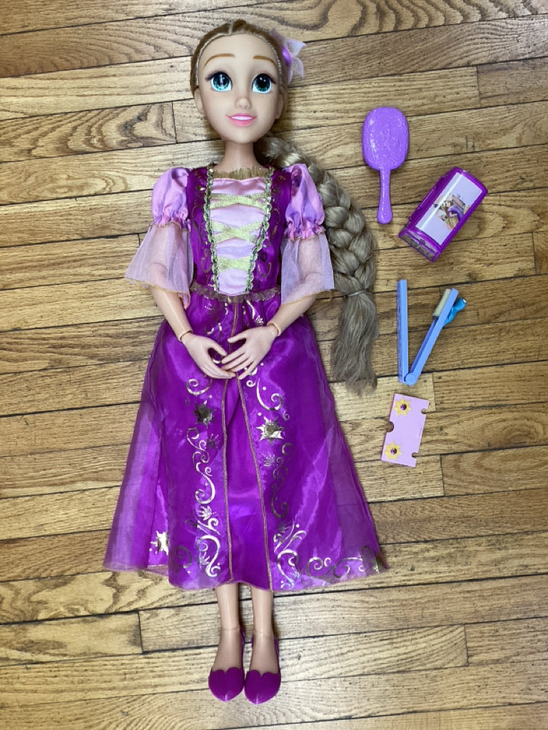 Disney Princess 32 inch Playdate Rapunzel Fashion Doll with Sharable Accessories