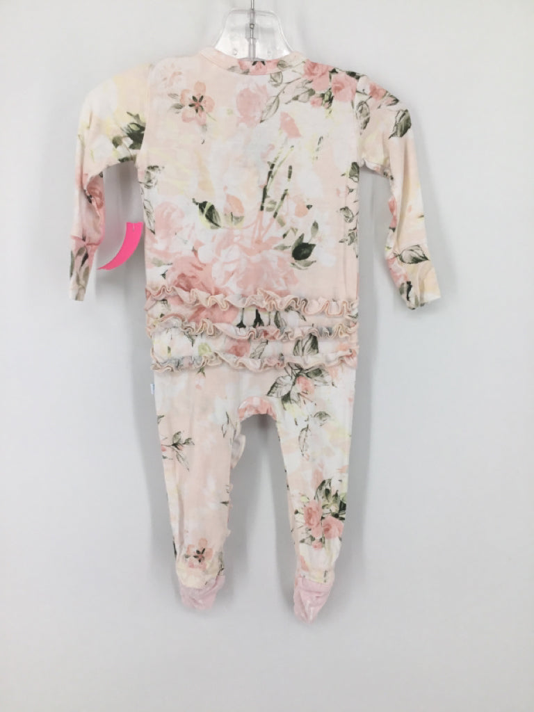Posh Peanut Child Size 3-6 Months Pink Sleepers
