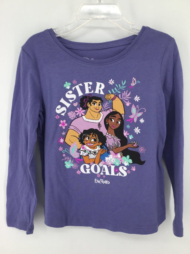 jumping beans + Disney Child Size 5 Purple T-shirt - girls