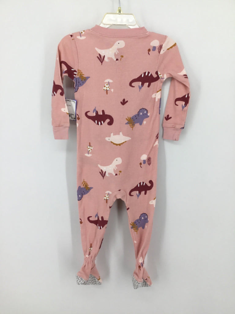 Carter's Child Size 18 Months Pink Sleepers