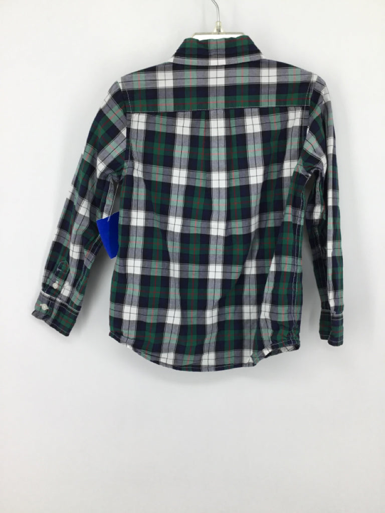 Janie and Jack Child Size 4 Multi-Color Plaid Shirt - boys