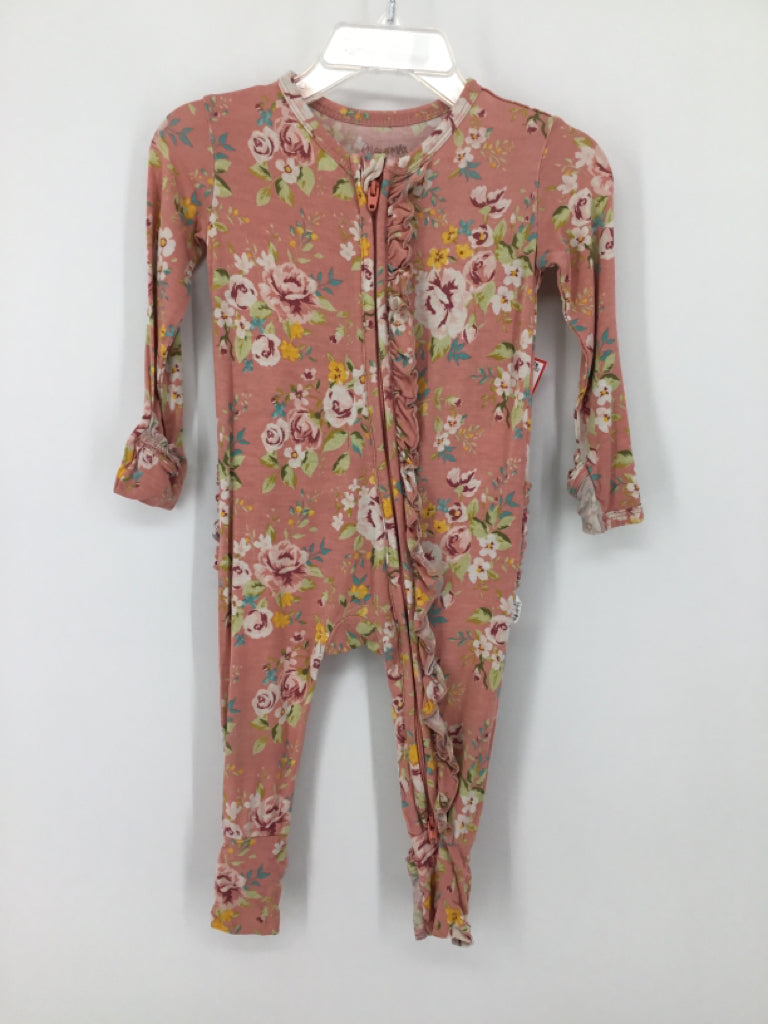 GiGi and Max Child Size 9 Months Pink Pajamas - girls