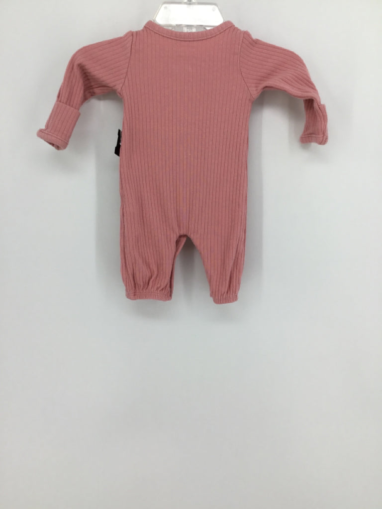 Just One You Made by Carters Child Size Preemie Pink Solid Pajamas - boys