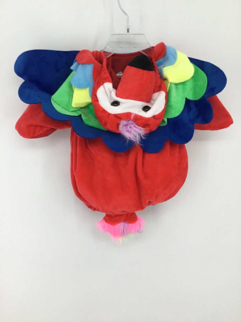 Target Child Size 0-6 Months Red Tropical Bird Halloween Costume