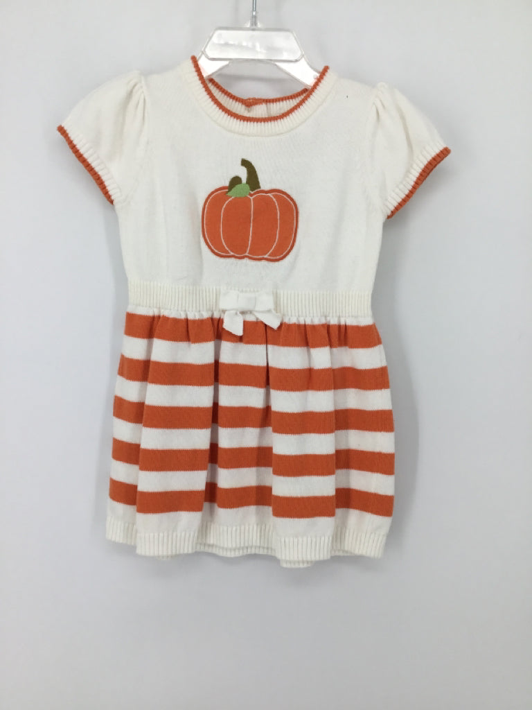 Gymboree Child Size 12-18 Months Orange Halloween Dress
