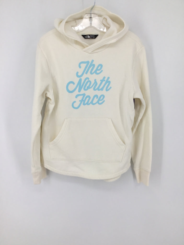 The North Face Child Size 10 Cream Sweatshirt - girls