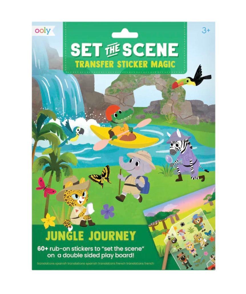 Ooly - Set the Scene Transfer Sticker Magic (Joungle Journey)