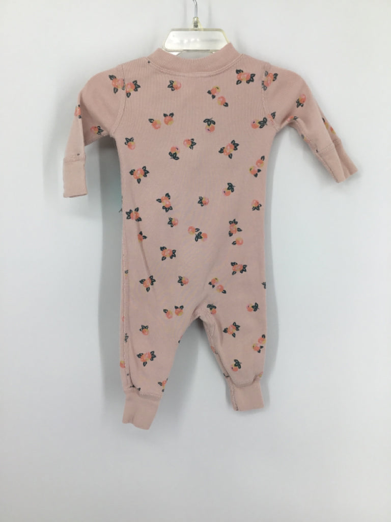 Hanna Andersson Child Size 0-3 Months Pink Pajamas - girls