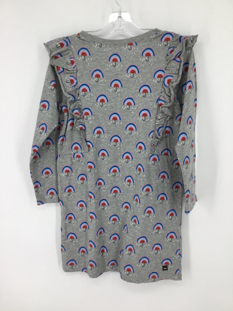 Tea Child Size 8 Gray Dress - girls