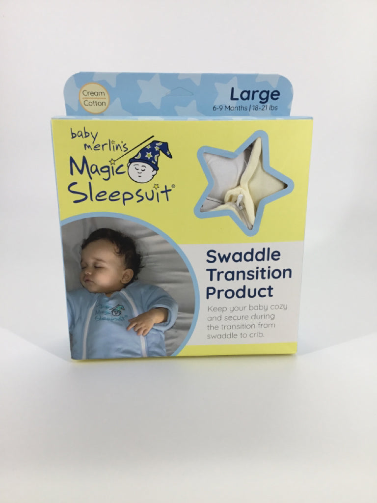 baby merlin's Child Size L Cream Sleep Sacks & Swaddles