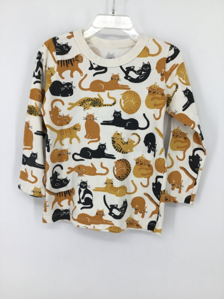 Winter Water Factory Child Size 4 Orange T-shirt - girls