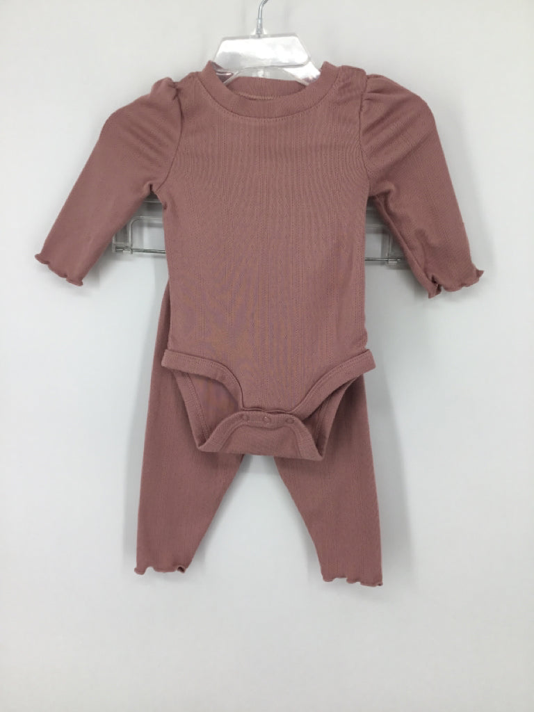 cloud island Child Size 0-3 Months Pink Outfit - girls