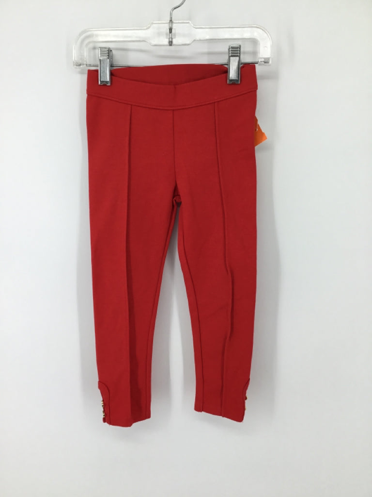 Janie and Jack Child Size 3 Red Pants - girls