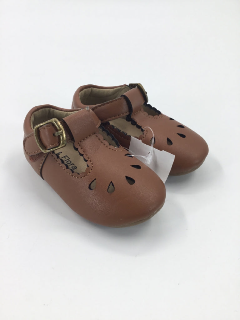 Felix & Flora Child Size 5 Toddler Brown Dress Shoes