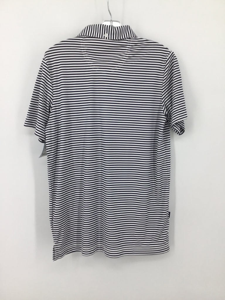 Garb Team Child Size 9 Navy Stripe Shirt - boys