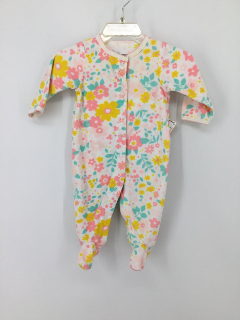 Carter's Child Size 3 Months Multi-Color Sleepers