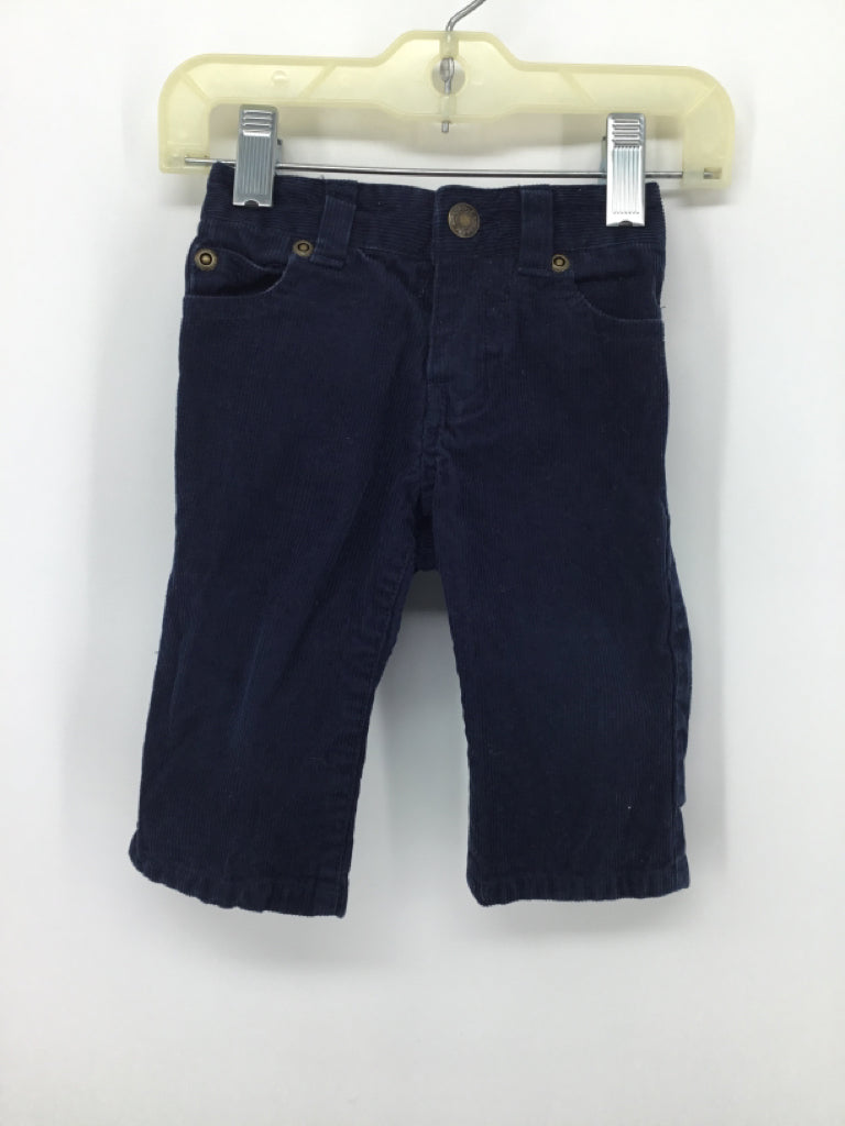 Janie and Jack Child Size 3-6 Months Navy Solid Pants - boys