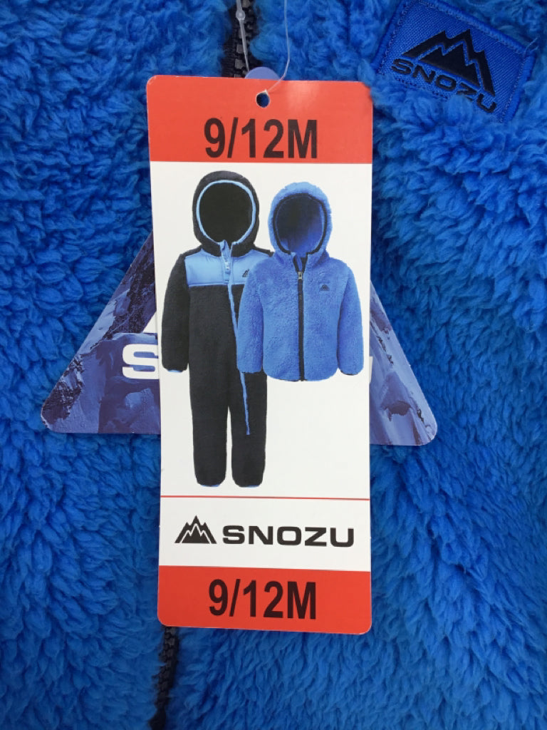 Snozu Child Size 9-12 Months Blue Solid Outerwear - boys