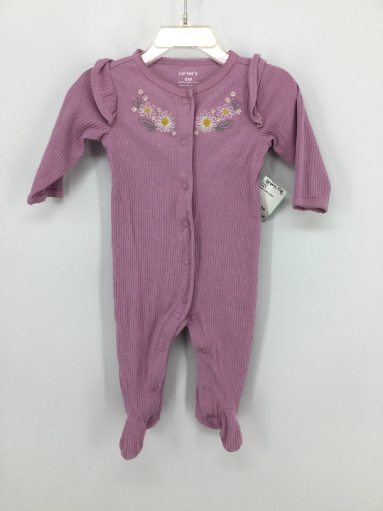 Carter's Child Size 6 Months Purple Sleepers