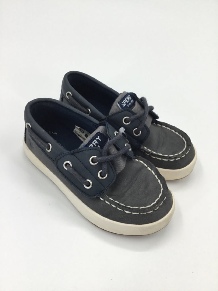 Sperry Child Size 8 Toddler Blue Dress Shoes
