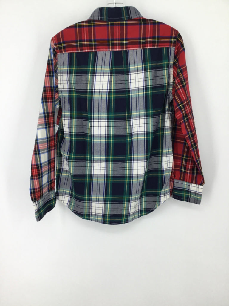 Crewcuts Child Size 10 Multi-Color Plaid Shirt - boys