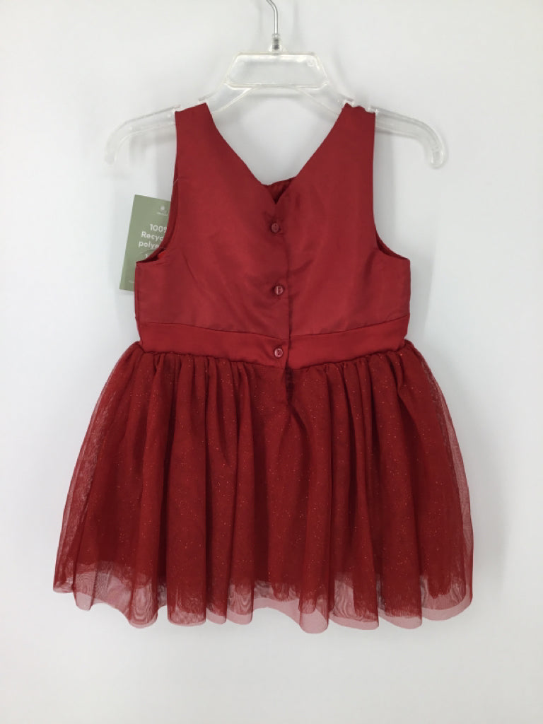 H & M Child Size 2 Red Dress - girls