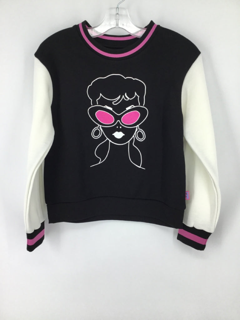 Barbie Child Size 8 Black Sweatshirt - girls