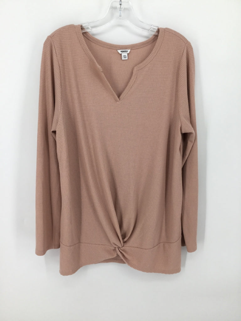 Sonoma Size L Cotton Blend Top