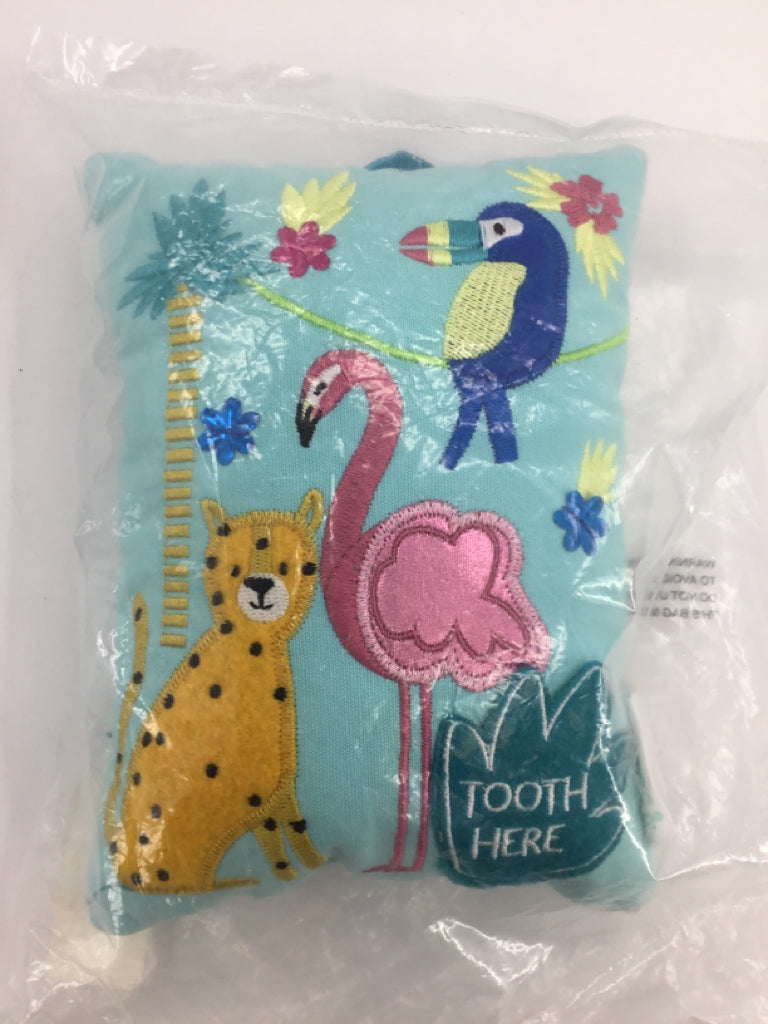 Floss & Rock Jungle Tooth Fairy Cushion