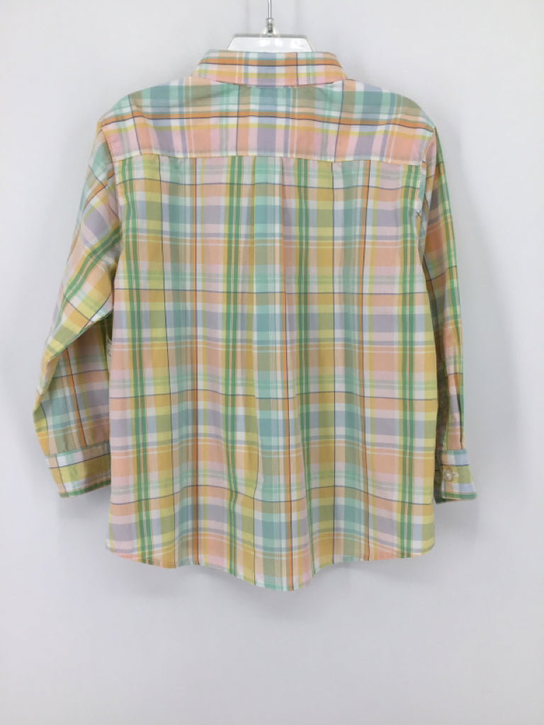 Little English Child Size 5 Multi-Color Plaid Shirt - boys