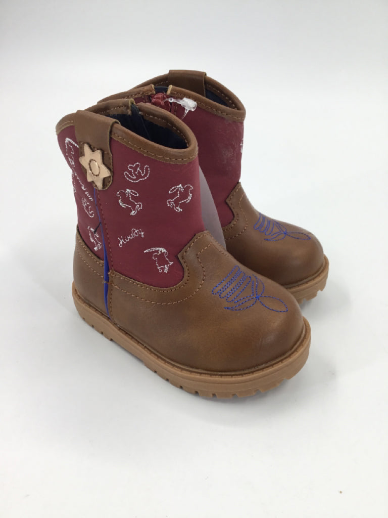 Wonder Nation Child Size 4 Toddler Brown Boots