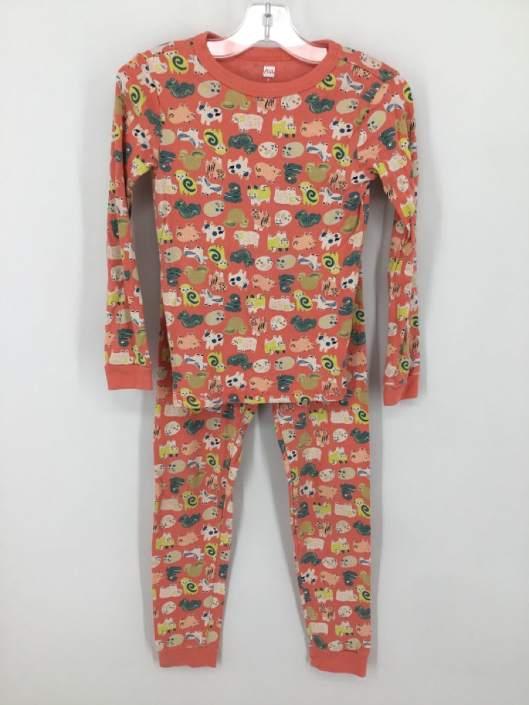 Tea Child Size 8 Peach Pajamas - girls