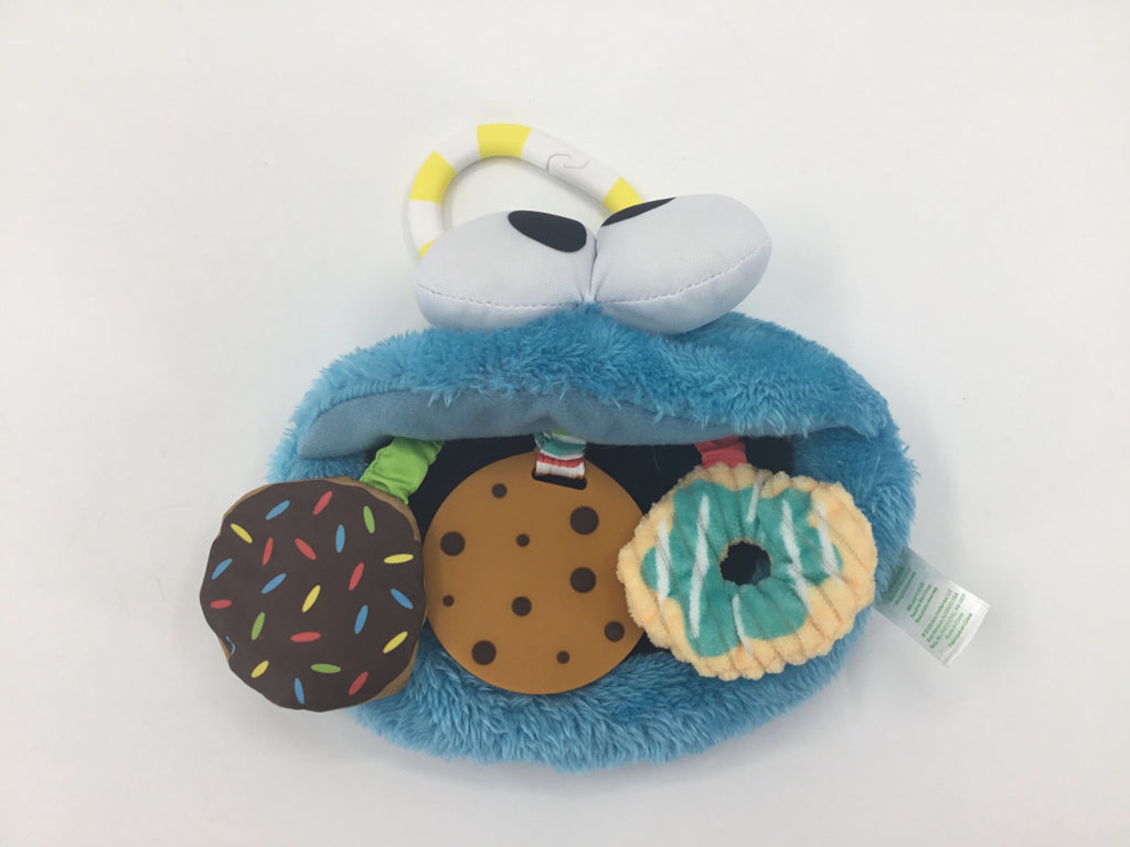 Sesame Street Cookie Monster Soft Crinkle Hanging Toy