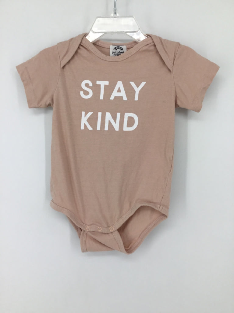 Polished Prints Child Size 18 Months Pink Onesie