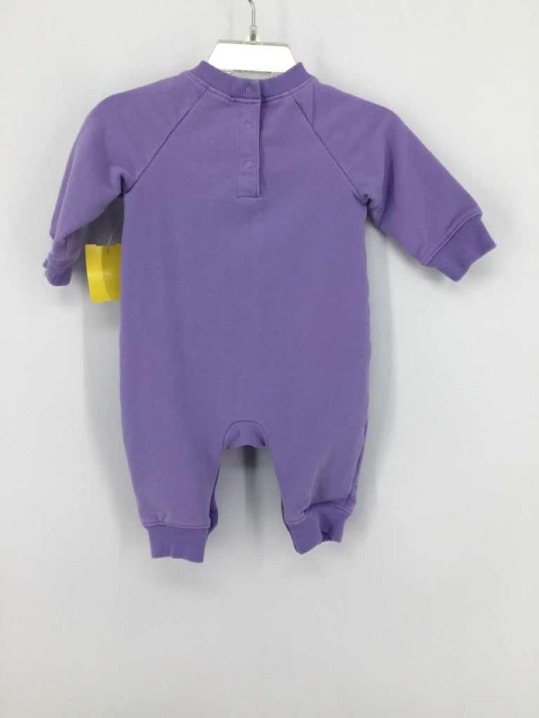 primary Child Size 0-3 Months Purple Outfit - girls