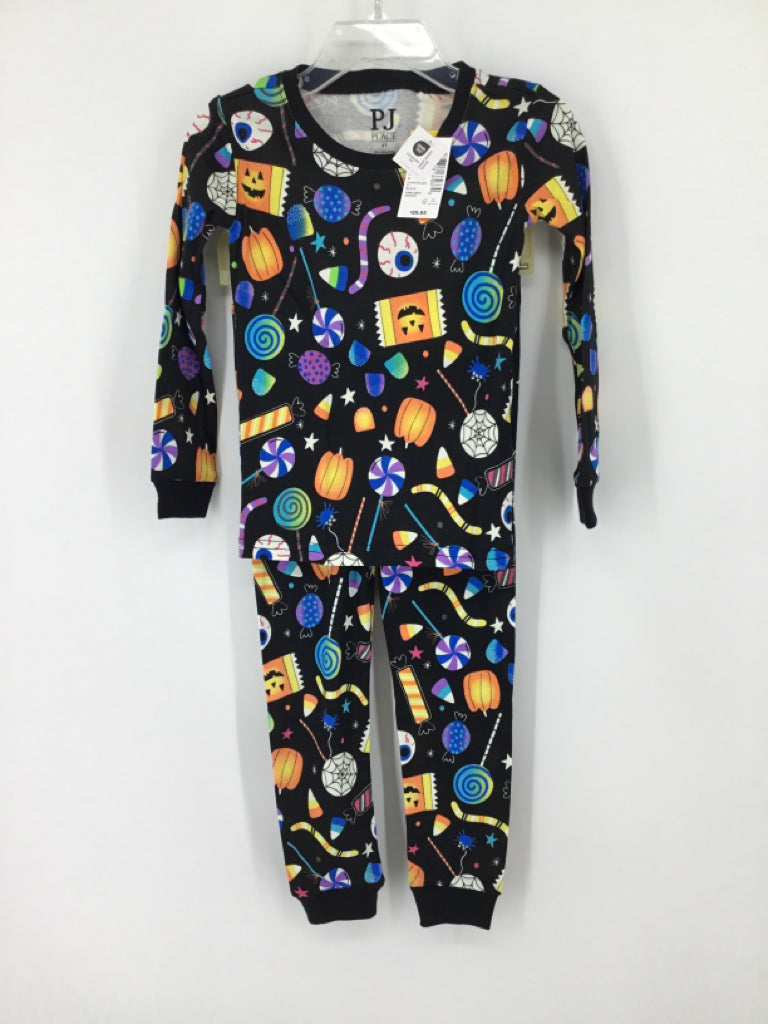 Childrens Place Child Size 3 Black Halloween Pajamas