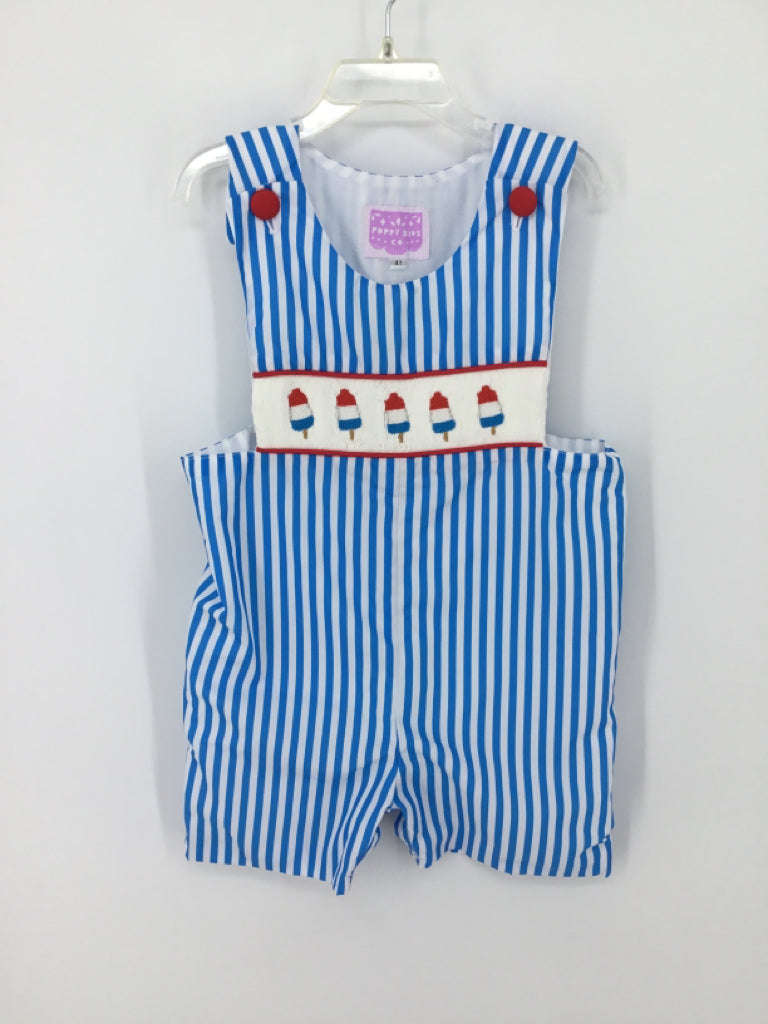 Poppy Kids Co. Child Size 4 Blue Stars & Stripes Outfit