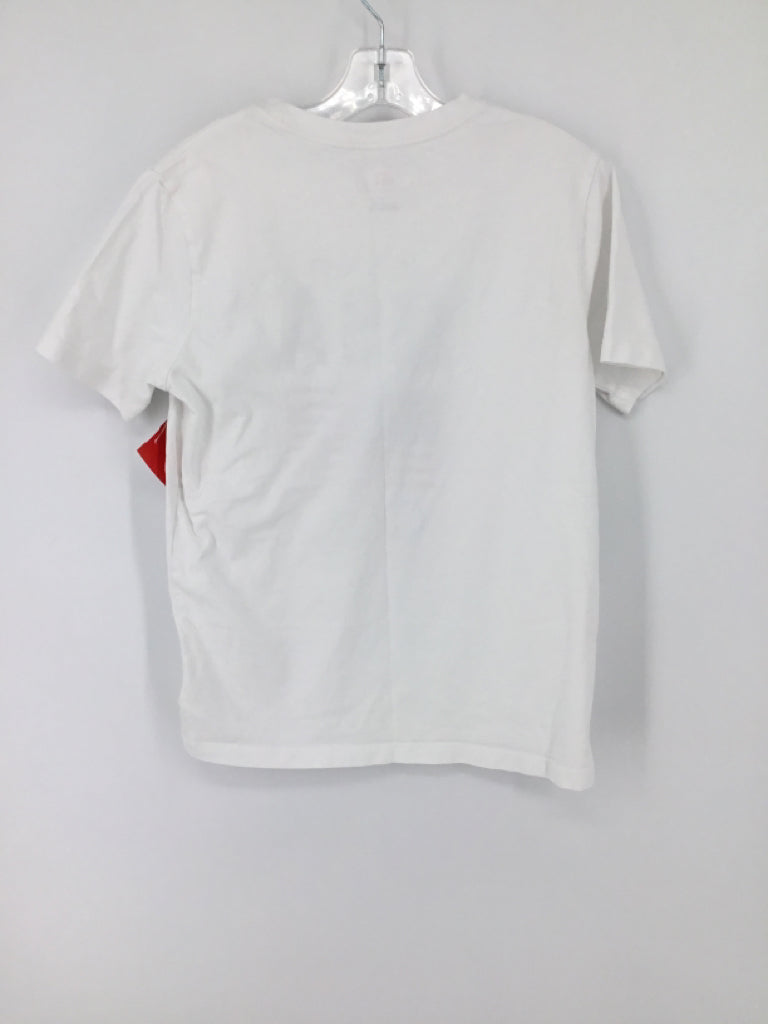 Team USA Child Size 10 White screen printed T-shirt - boys