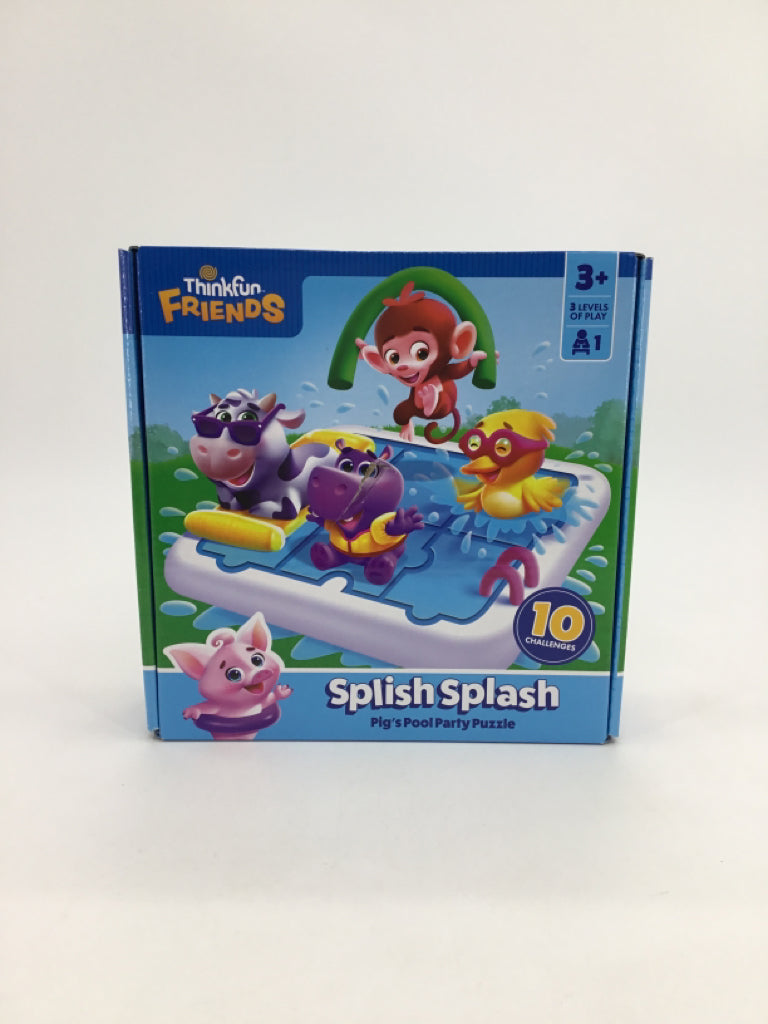 ThinkFun Friends Splish Splash Pig's Pool Party Puzzle