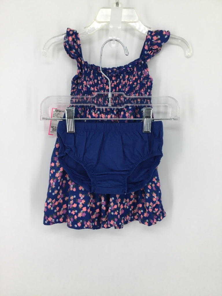 Carter's Child Size 9 Months Blue Dress - girls