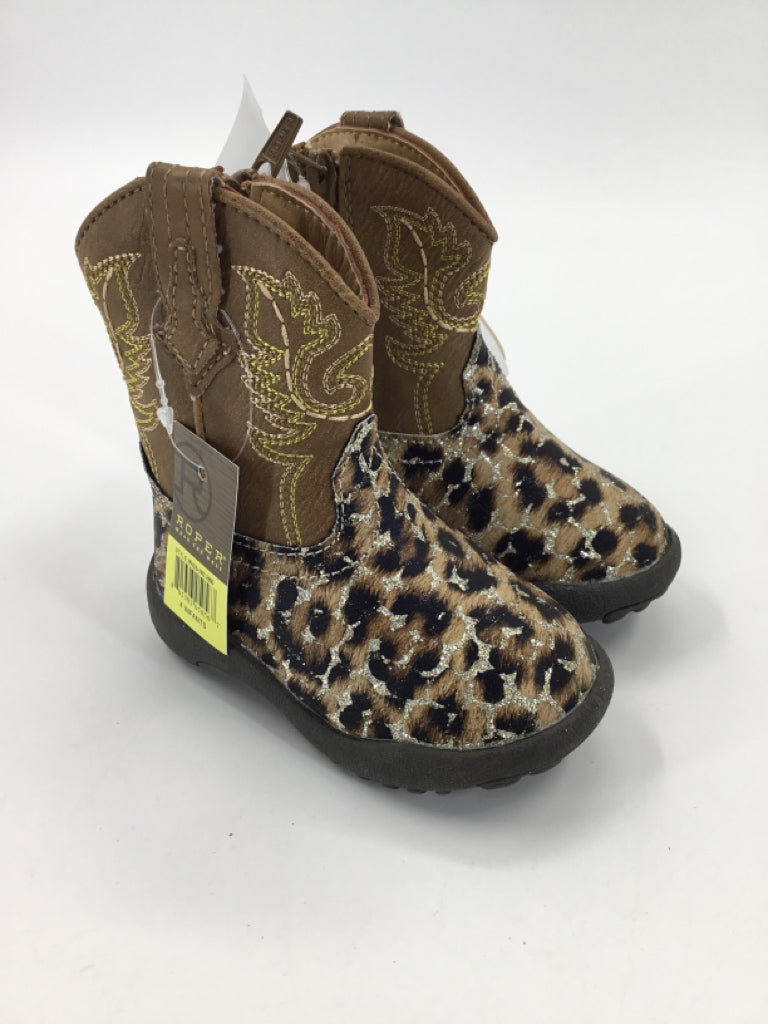Roper Child Size 4 Toddler Tan Boots