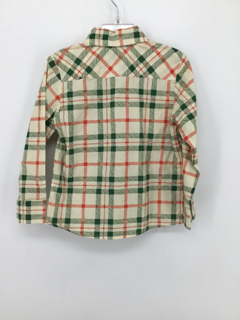 Ollie Jay Child Size 3 Green Plaid Shirt - boys