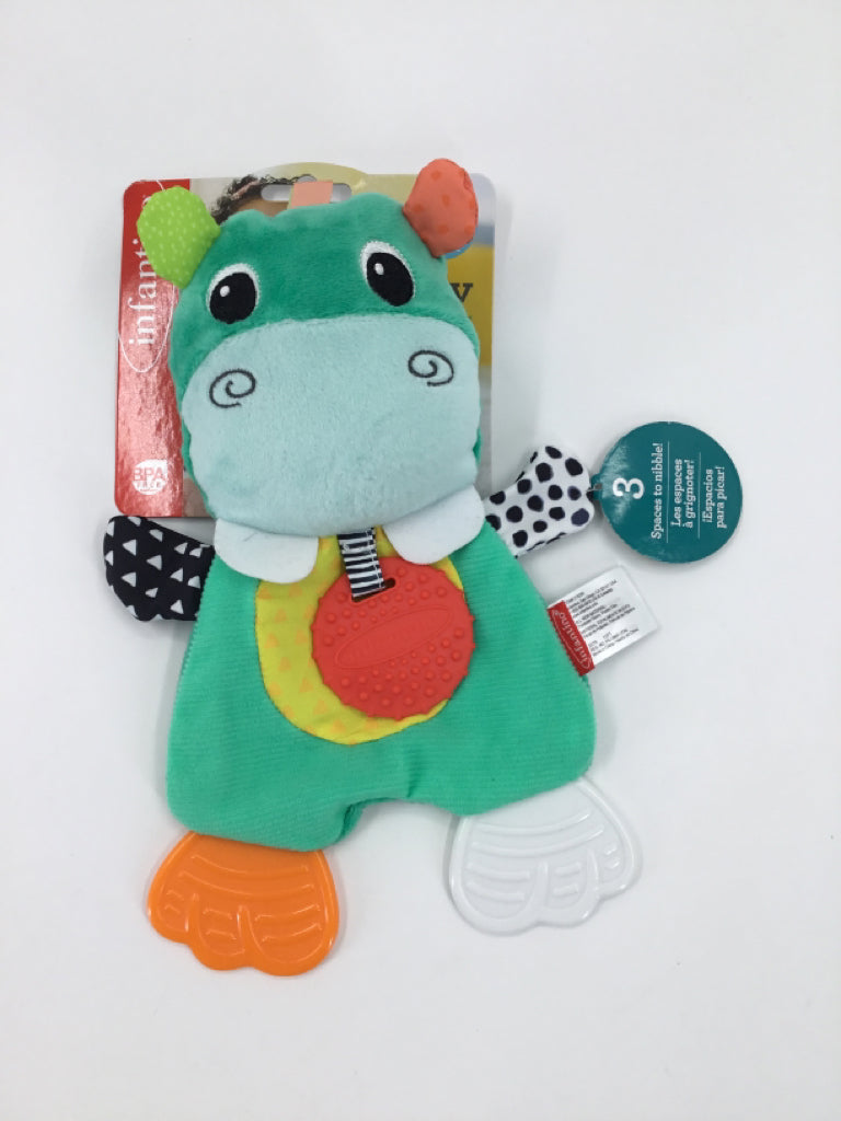 infantino Cuddly Hippo Teether