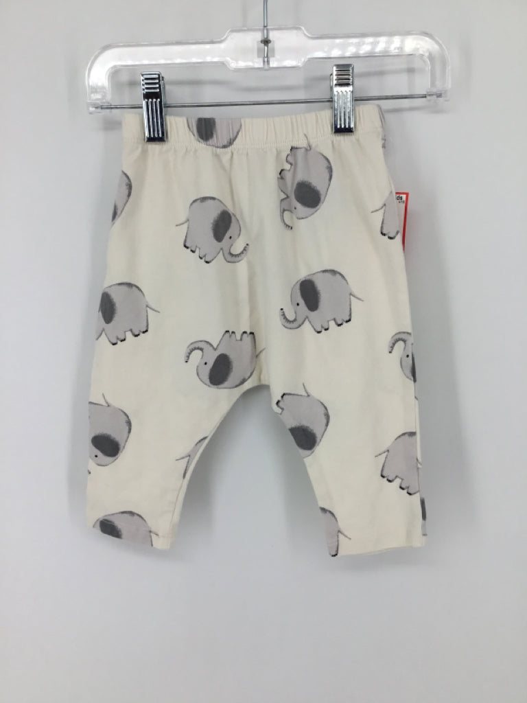Old Navy Child Size 6-12 Months White Elephant Pants - boys
