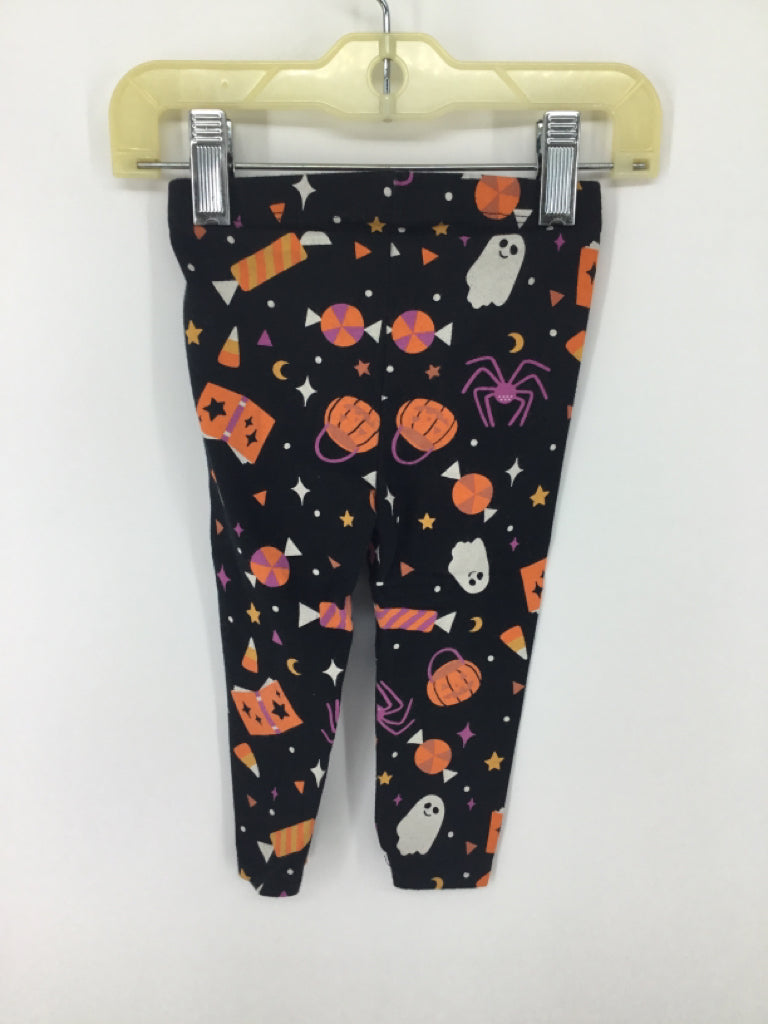 Cat & Jack Child Size 18 Months Black Halloween Leggings