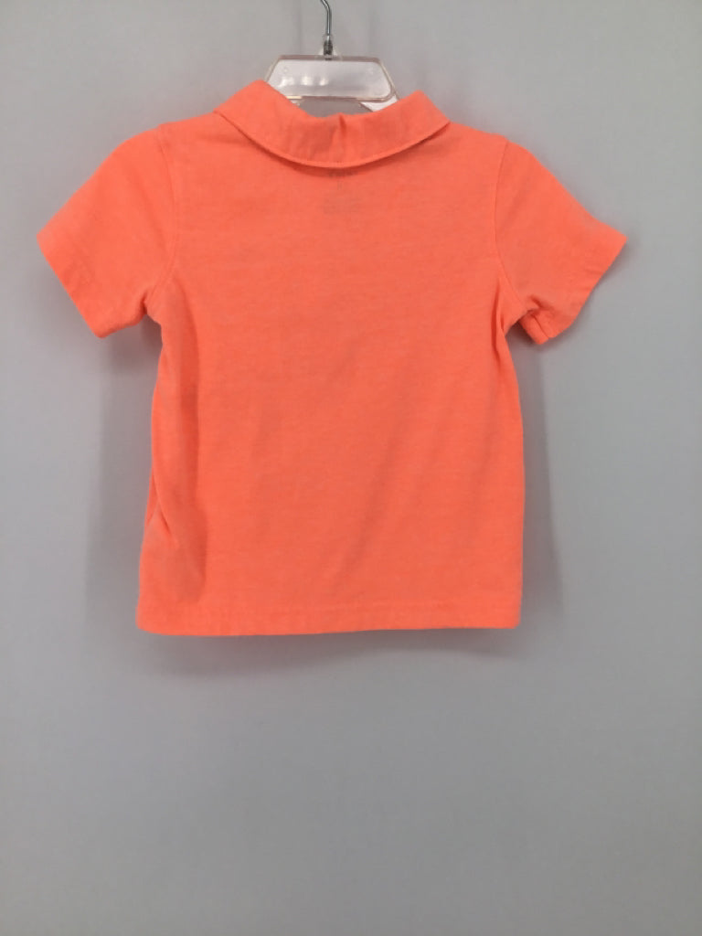 Carter's Child Size 18 Months Orange Solid Shirt - boys