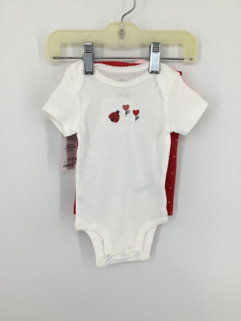 Just One You Made by Carters Child Size 3 Months Pink Valentine's Day Outfit