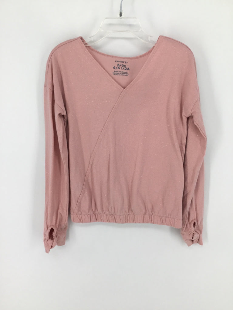 Carter's Child Size 6 Pink Shirt - girls
